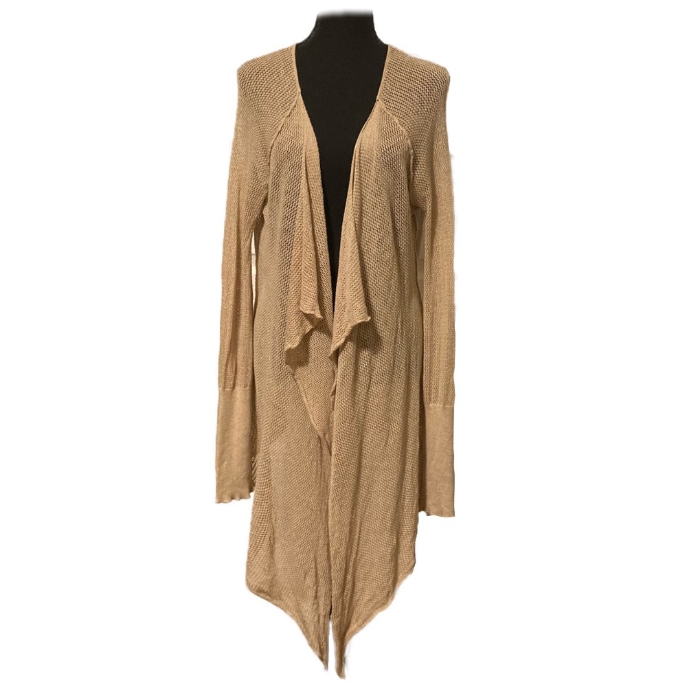 caroline grace long sleeves cotton cashmere cardigan woman M